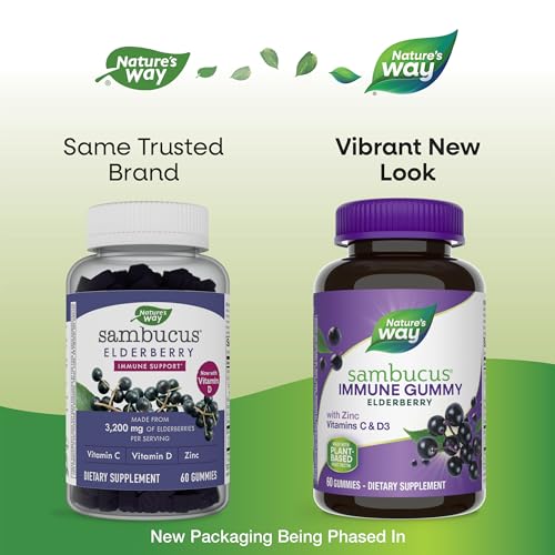 Nature's Way Sambucus Elderberry Immune Gummies, Daily Immune Support Nature's Way buy supplements canada