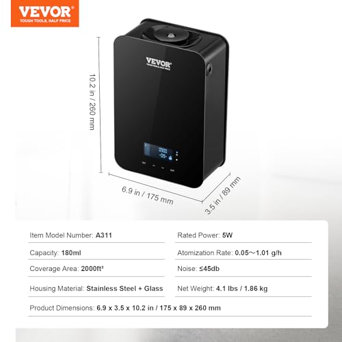 VEVOR Upgrade HVAC Scent Diffuser, Smart Scent Air Machine for Home, 180ML with Cold Air Technology VEVOR buy supplements canada