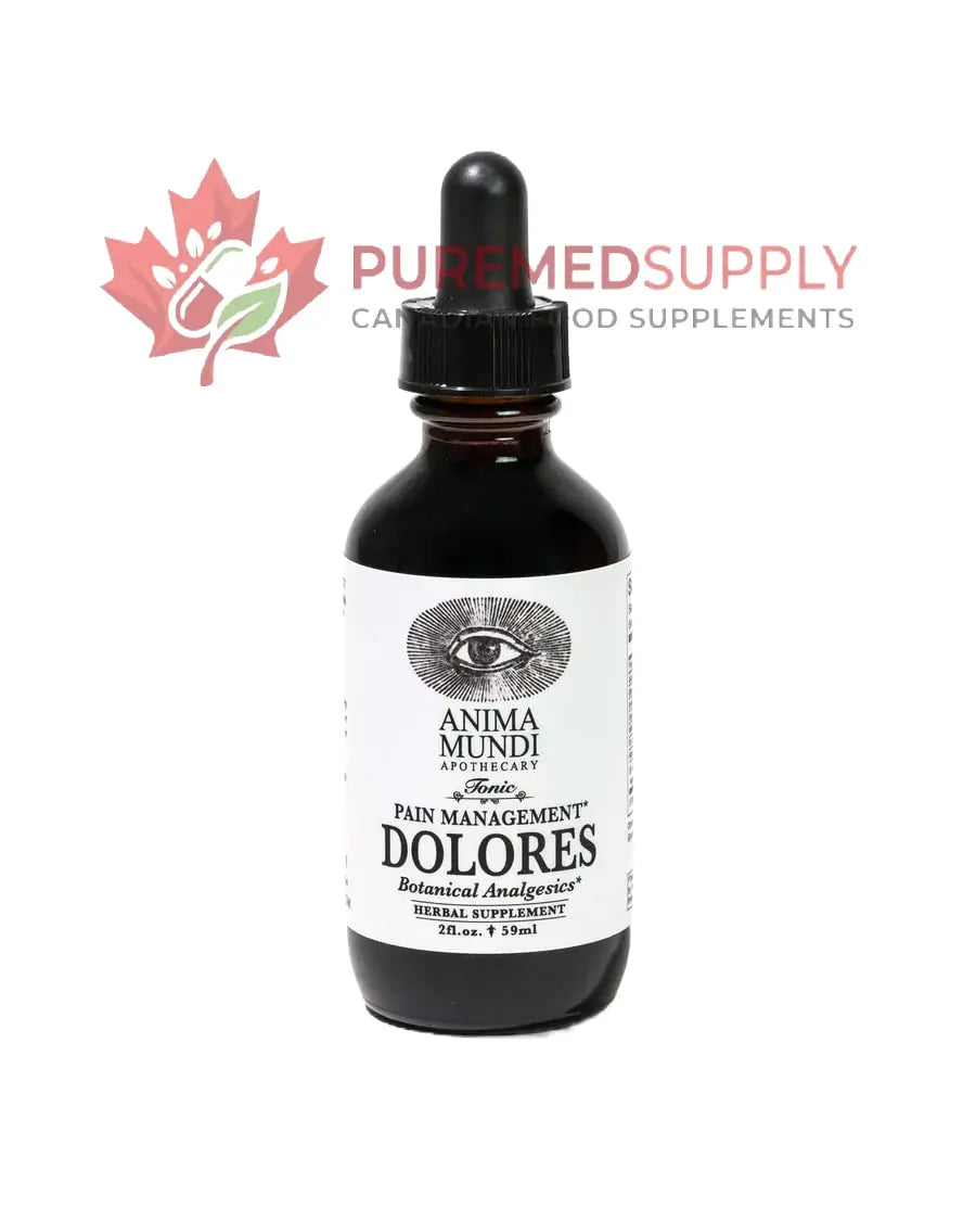 Anima Mundi Apothecary Dolores Tonic - Herbal Pain Management Supplement - Liquid Drops for Pain Management Support (2oz / 59ml) Anima Mundi Apothecary buy supplements canada