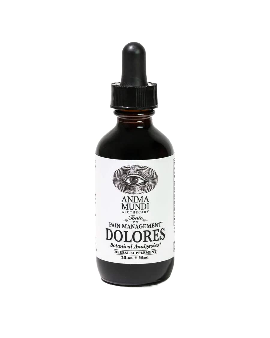 Anima Mundi Apothecary Dolores Tonic - Herbal Pain Management Supplement - Liquid Drops for Pain Management Support (2oz / 59ml) Anima Mundi Apothecary buy supplements canada