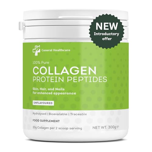 100% Pure Collagen Powder Protein Peptides - General Healthcare 300g Supplement General Healthcare buy supplements canada