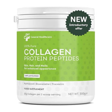 100% Pure Collagen Powder Protein Peptides - General Healthcare 300g Supplement General Healthcare buy supplements canada