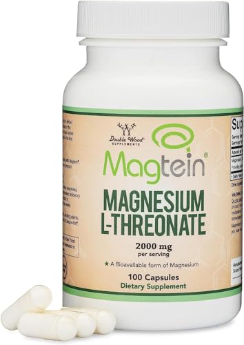 Magnesium L Threonate Capsules (Magtein) – High Absorption Supplement – Bioavailable Double Wood Supplements buy supplements canada