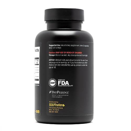 Sculpt Nation Powerful Turmeric Supplement - Turmeric Curcumin with Black Sculpt Nation buy supplements canada