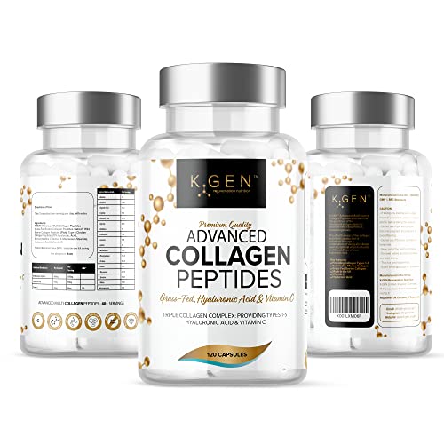 Pure Collagen Supplements Capsules Grass Fed Advanced Multi Collagen Peptides K GEN rejuvenation nutrition buy supplements canada