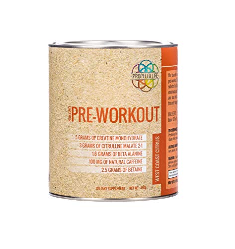 Propello Life Pre-Workout Drink Mix, West Coast Citrus, 450g Propello Life buy supplements canada