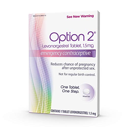 Option 2, Compare to Plan B | Emergency Contraceptive | Morning After Pill, 1 Tablet Option 2 buy supplements canada