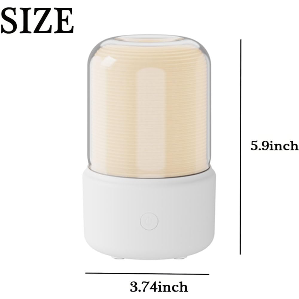 Candlelight Flame Air Diffuser,Portable Essential Oil Diffuser Noiseless 120ML Aroma Diffuser Waterless AEKAN buy supplements canada