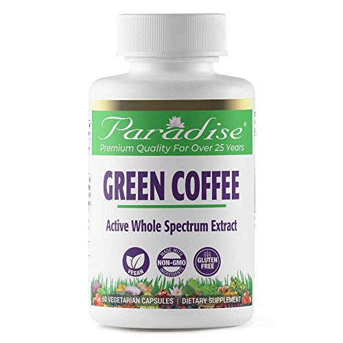 Paradise Herbs Green Coffee Bean, Vegan, Gluten Free, Non GMO, Active Whole Spectrum Paradise Herbs buy supplements canada
