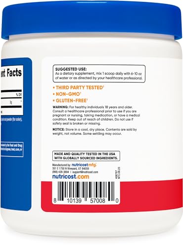 Nutricost L-Citrulline Malate 2:1 (300g) Fruit Punch - Workout Support, Muscle Performance Nutricost buy supplements canada