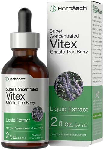 Vitex Berry Chasteberry Extract | 2 fl oz | Super Concentrated | Alcohol Free Chaste Tree Horbäach buy supplements canada