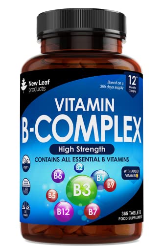 Vitamin B Complex - 365 Small Tablets (One Year Supply) High Strength All 8 B Vitamins NEW LEAF PRODUCTS buy supplements canada