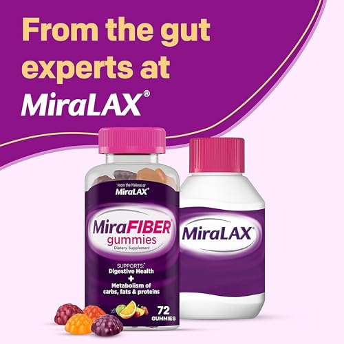 MiraLAX New MiraFIBER Gummies, 8g of Daily Prebiotic Fiber with B Vitamin MiraLAX buy supplements canada
