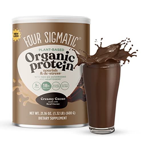 Four Sigmatic Organic Plant-Based Protein Powder Creamy Cacao Protein with Lion’s Mane Four Sigmatic buy supplements canada