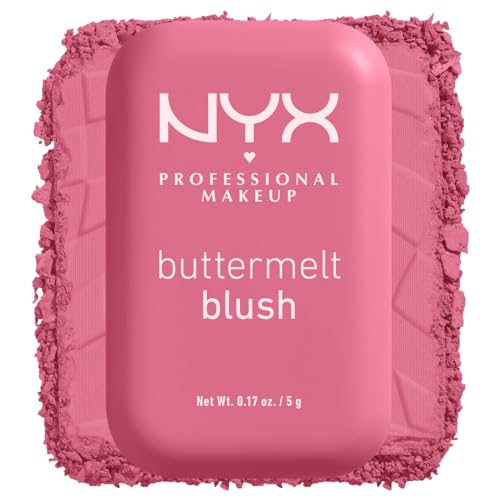 NYX PROFESSIONAL MAKEUP Buttermelt Powder Blush, Fade and Transfer-Resistant Blush, Up to 12HR Make Up Wear, Vegan Formula - For The Butta NYX PROFESSIONAL MAKEUP buy supplements canada