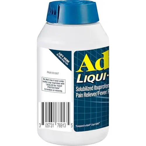 Advil Liqui-Gels minis Pain Reliever and Fever Reducer, Pain Medicine for Adults with Ibuprofen 200mg for Pain Relief - 200 Liquid Filled Capsules Advil buy supplements canada