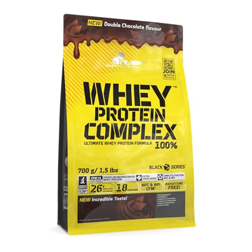 Olimp Whey Protein Complex 100% (700 g) - Double Chocolate OLIMP SPORT NUTRITION buy supplements canada