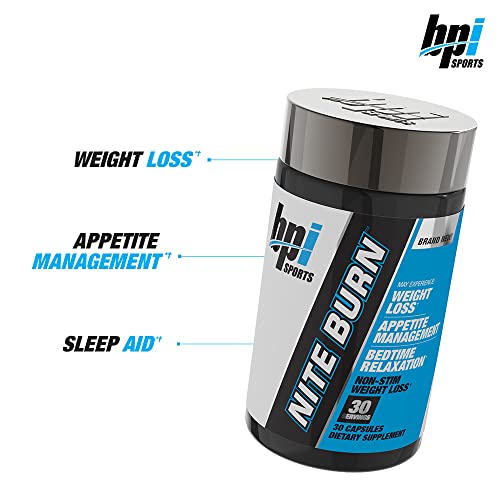 BPI Sports Nite burn – Nighttime Fat Burner & Sleep Support – Keto-Friendly – Weight Loss BPI Sports buy supplements canada