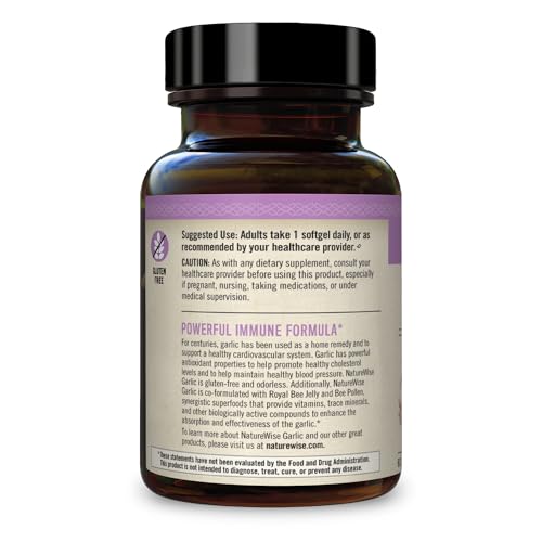 NatureWise Garlic Odorless Softgels 1500mg Support Teeth & Immune System Health NatureWise buy supplements canada
