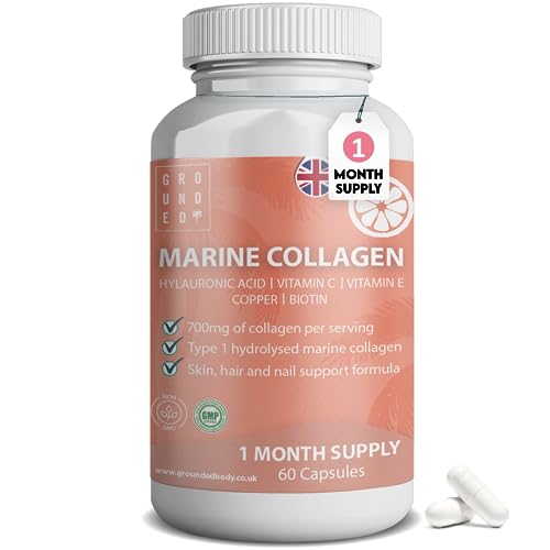 Hydrolysed Marine Collagen 700mg with Hyaluronic Acid, Vitamin C, Vitamin E, Copper & Biotin G R O U N D E D COFFEE SCRUB buy supplements canada