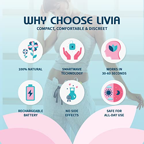 Livia Menstrual Pain Relief Device, Pink - The Off Switch for Period Pain - Portable Unit Livia buy supplements canada