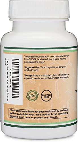 TUDCA Bile Salts Liver Support Supplement, 500mg Servings, Liver and Gallbladder Double Wood Supplements buy supplements canada