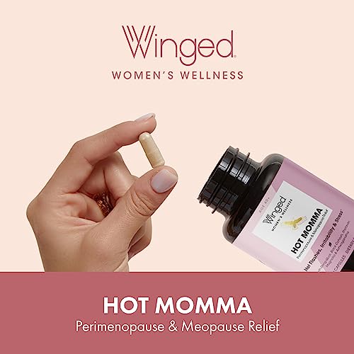 Winged Wellness Hot Momma, Perimenopause & Menopause Supplement - Vegan Menopause Winged Wellness buy supplements canada