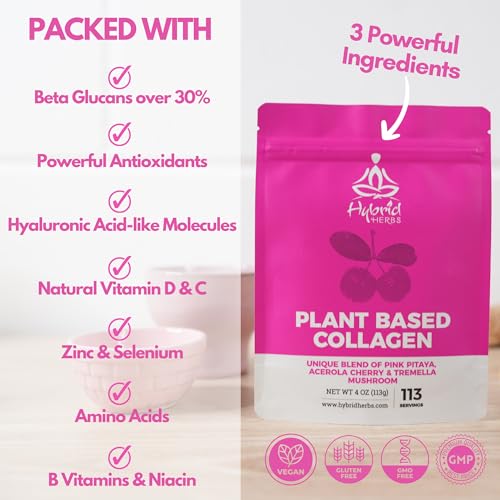 HYBRID HERBS – Plant Based Collagen Powder - Anti Aging Supplement for Skin, Wrinkles Hybrid Herbs buy supplements canada