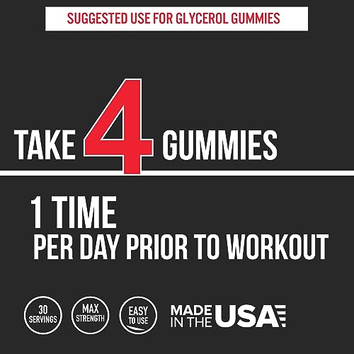 VitaPatch Glycerol Gummy - Non Stim Preworkout Premium Pump Supplement - Glycerol VitaPatch buy supplements canada