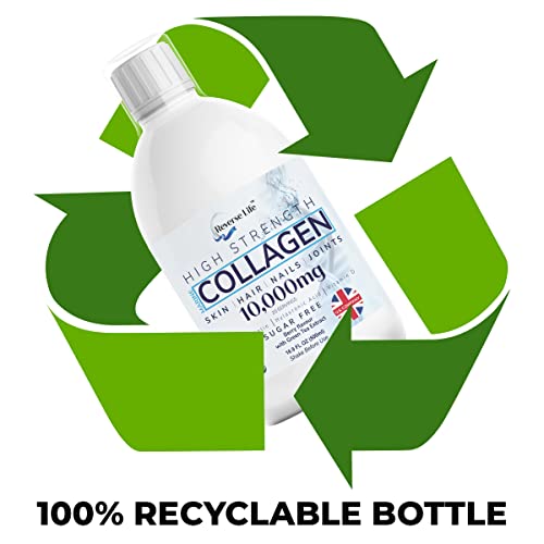 Reverse Life Marine Collagen + Green Tea Liquid Supplement Drink High-Strength 10,000mg Hydrolysed Reverse Life buy supplements canada