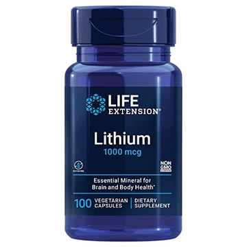 Life Extension Lithium 1000 mcg - for Brain Health, Anti-Aging & Longevity Life Extension buy supplements canada