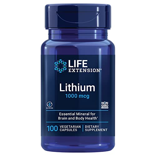 Life Extension Lithium 1000 mcg - for Brain Health, Anti-Aging & Longevity Life Extension buy supplements canada