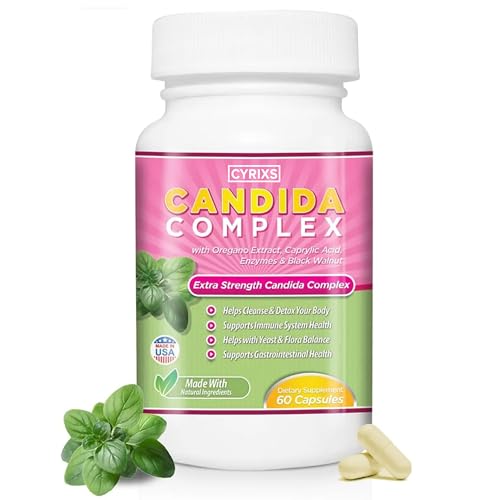 Cyrixs Health Candida Complex | Boost Your Immune System | All Natural Gut Cleanse with Herbs, Antifungals Cyrixs Health buy supplements canada
