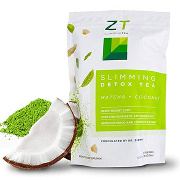 Dr. Zisman ZT Slimming - Matcha-Coconut Detox Blend, Weight Loss Tea with Antioxidant Effects Dr. Zisman ZT Slimming Tea buy supplements canada