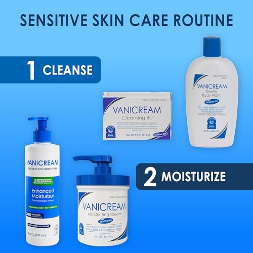 Vanicream Enhanced Moisturizer, 12 fl oz, Formulated without Common Irritants, Body Moisturizer, All-Day Hydration with Hyaluronic Acid Vanicream buy supplements canada