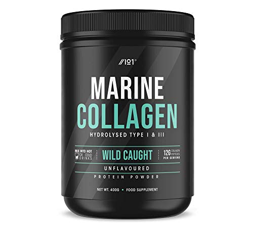 Marine Collagen Powder Supplement - 400g - Wild-Caught Canadian Marine Collagen - Unflavoured - Types 1 & 3 Hydrolysed Collagen ALPHA01 buy supplements canada