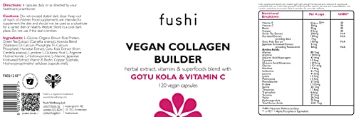Fushi Vegan Collagen Booster, Vegan Amino Acids, with Vitamin C, E, Biotin Fushi buy supplements canada