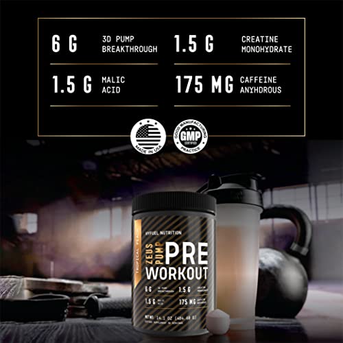Hyfuel Nutrition Zeus Pump Pre Workout - Pump Focus Energy Power - 3D Pump Breakthrough Hyfuel Nutrition buy supplements canada