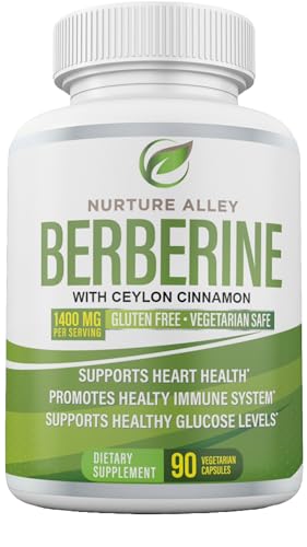 Nurture Alley Berberine Complex - Berberine HCL 1200mg Plus Organic Ceylon Cinnamon NURTURE ALLEY buy supplements canada