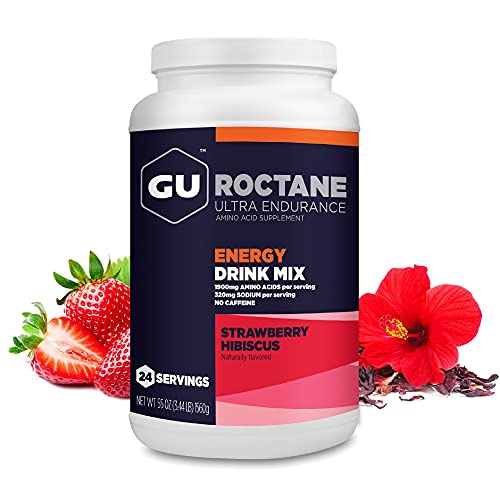 Gu Energy Roctane Ultra Endurance Energy Drink Mix, Strawberry Hibiscus GU Energy buy supplements canada