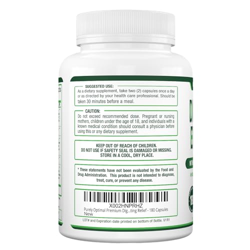 Purely Optimal Premium Digestive Enzymes Plus Prebiotics & Probiotics - for Better Digestio Purely Optimal buy supplements canada