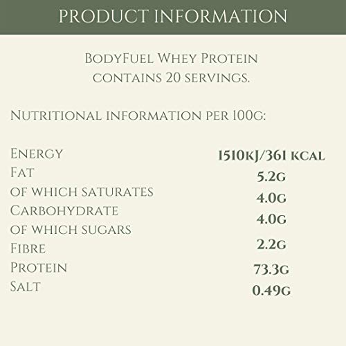 Complementary Supplements - BodyFuel Whey Protein Isolate & Concentrate Chocolate Flavour Complementary Supplements buy supplements canada