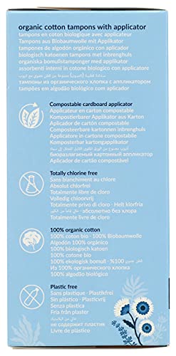 Natracare Organic Cotton Super Tampons with Cardboard Applicator, Plastic Free, Chlorine Free NATRACARE buy supplements canada