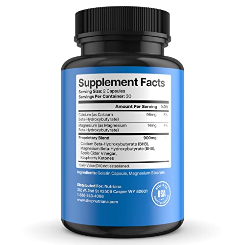 Keto BHB Exogenous Ketones for Men & Women - Keto Supplements for Mental Clarity Nutriana buy supplements canada