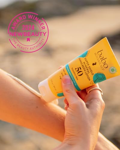 Babo Botanicals Sheer Mineral Sunscreen Lotion SPF 50 with 100% Mineral Active Ingredients for Babies, Kids or Extra Sensitive Skin, Lightweight Babo Botanicals buy supplements canada