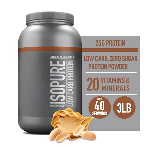 Isopure Protein Powder, Low Carb Whey Isolate with Vitamin C & Zinc for Immune Support, Isopure buy supplements canada