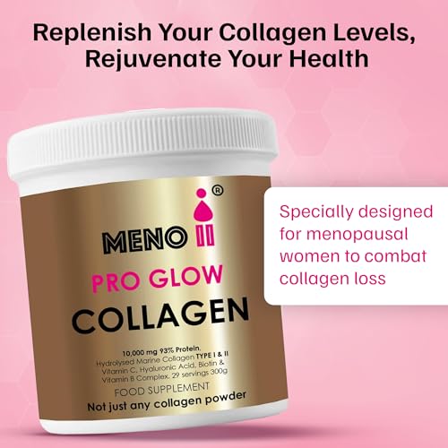 Meno II PRO Glow Marine Collagen Powder 10,000mg - High-Potency Supplements for Women Skin Hydration Meno II buy supplements canada