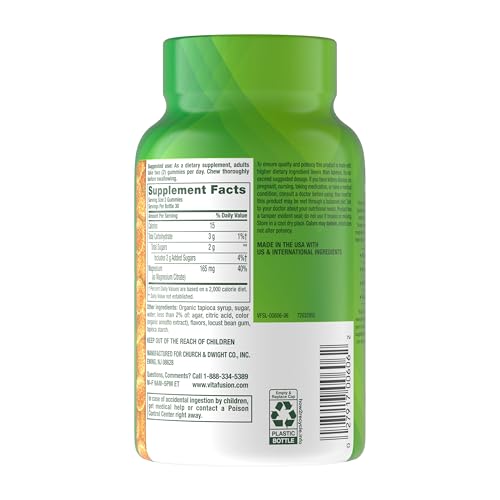 vitafusion Magnesium Gummy Supplement, Bring calm to your vitamin routine, Tropical Citrus Flavor, 60 Gummies Vitafusion buy supplements canada