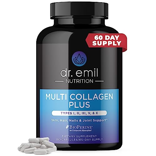 DR EMIL NUTRITION Multi Collagen Pills - 180 Capsules - Collagen Supplements to Support DR EMIL NUTRITION buy supplements canada