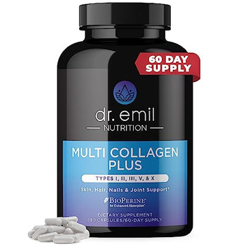 DR EMIL NUTRITION Multi Collagen Pills - 180 Capsules - Collagen Supplements to Support DR EMIL NUTRITION buy supplements canada
